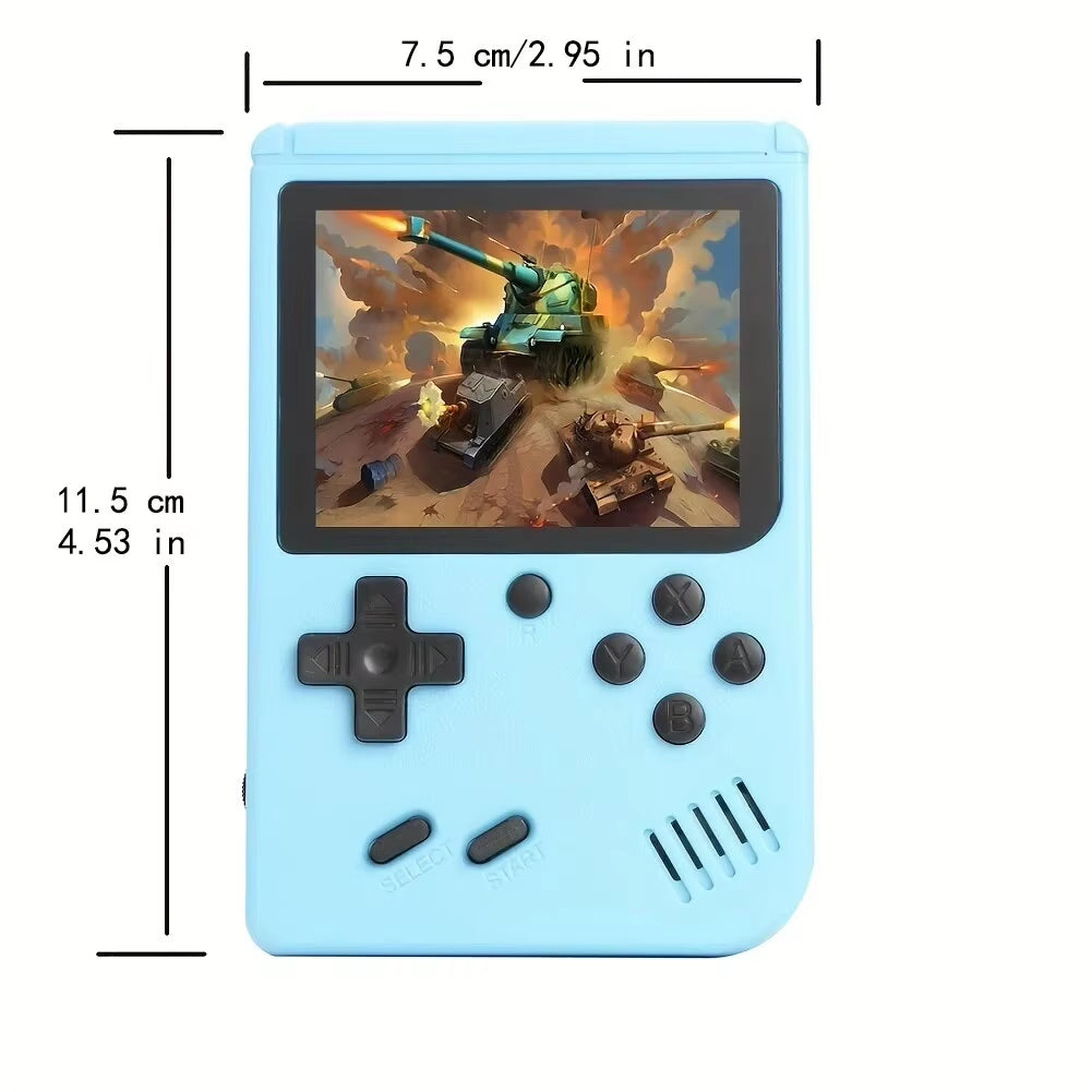 Retro Handheld Video Game Console with 400 Built-In Games - Perfect 2.4 Inch LCD Screen for On-the-Go Fun - Ideal Christmas Gift for All Ages!